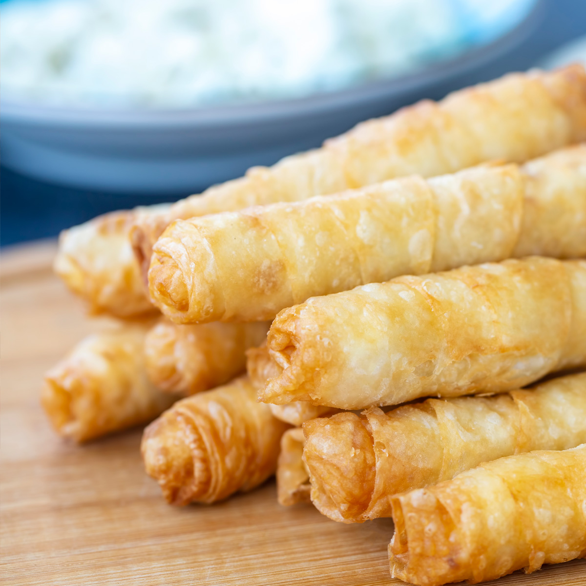 Roulés frits au fromage